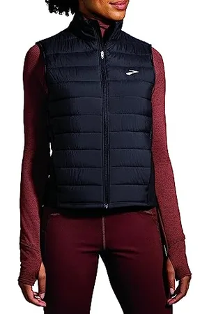 Brooks 221556001 Shield Hybrid Vest 2.0 Sports vest Femme Black Taille 35