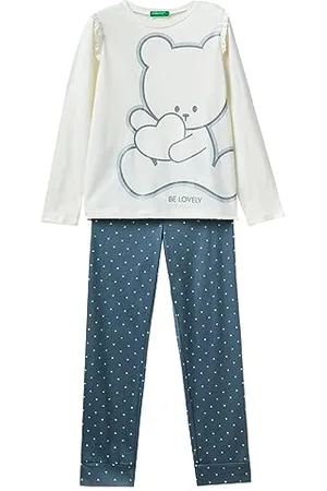 Benetton Fille Pig(maglia+pant) 3y5e0p04u Ensemble de pijama, , XXS