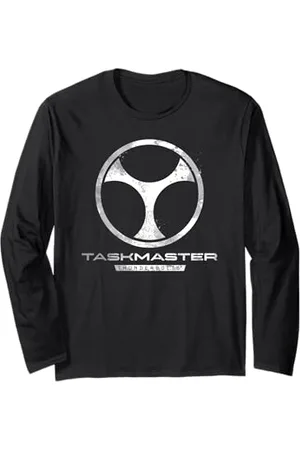 Marvel Thunderbolts Antonia Dreykov Taskmaster Logo Manche Longue