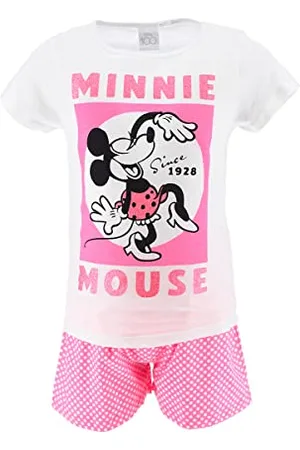 Disney Minnie, Pyjacourt 100 Ans, Taille 4 Ans, 100% Coton pour Fille