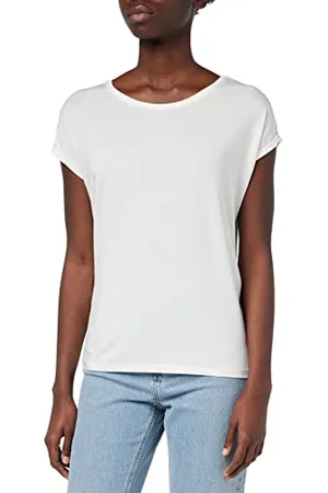VERO MODA VMAVA Plain SS Top GAJRS Noos T-Shirt, , L Femme