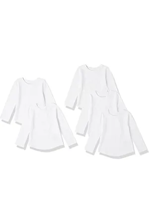 Amazon T-Shirts à Manches Longues Fille, Lot de 5, , 11-12 ans