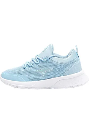 KangaROOS Femme Kf-a Glide Sneakers Basses, Bleu (Blue Sky 4135), 42 EU