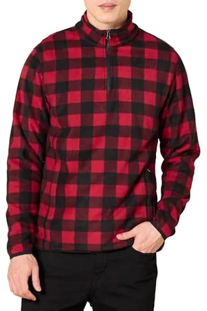 Amazon Veste en Molleton Polaire Zippée 1/4 Homme, , XL