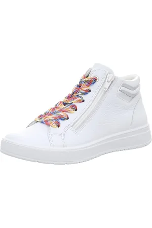 ARA Femme Rom Basket, Blanc/argenté, 38 EU