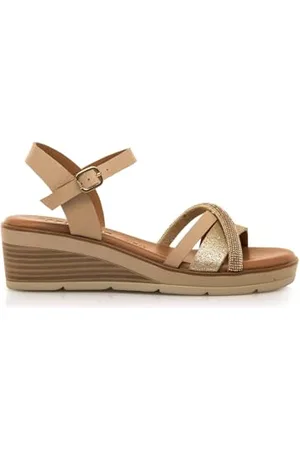 MTNG Sandales compensées Femme Sandales compensées Mariella 54556 Femme | De Cuir, avec l