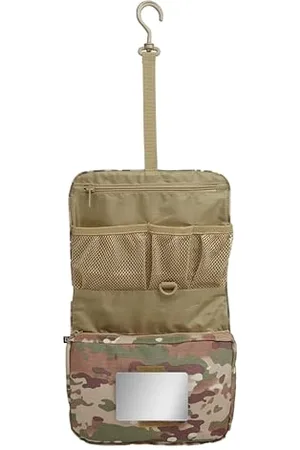 Brandit Toiletry Bag Large, Color: Tactical Camo, Size: OS