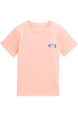 TOM TAILOR 1046524 T-Shirt, 37778-Corail Fluo Doux, 92-98 Garçon