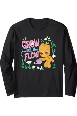 Marvel Spring Grow With The Flow Baby Groot Lovely Floral Manche Longue