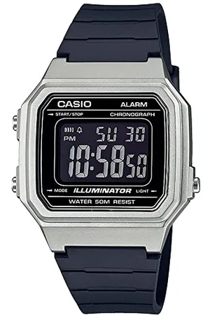 Casio COLLECTION Hommes Numérique Quartz Montre avec Bracelet en Résine W-217HM-7BVEF