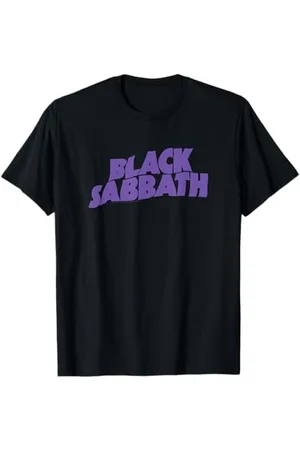 Black Sabbath Logo ondulé violet T-Shirt
