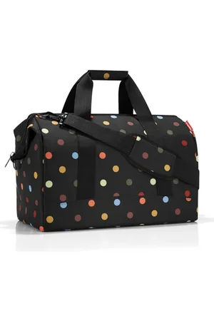 Reisenthel Allrounder M - Un Sac Type Sacoche Docteur avec Grande Ouverture à arceaux, Ouverture avec Fermeture zippée, 6 Compartiments intérieurs, 2 poignées, en Motif Dot