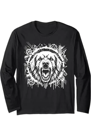 MyAnimal - Your Favourite Animal Wear Bellender Golden Retriever Graffiti Street Art Style Manche Longue