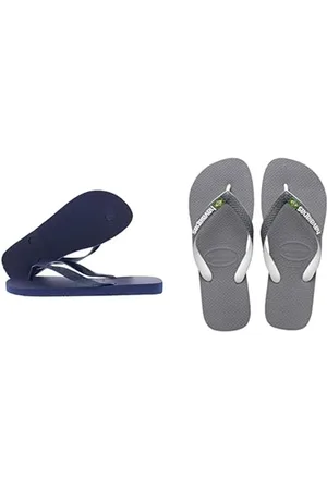 Havaianas Top Mixte, (Navy Blue), 41/42 Brasil Mix Unisex Tongs, Gris/Blanc/Blanc, 41/42 EU