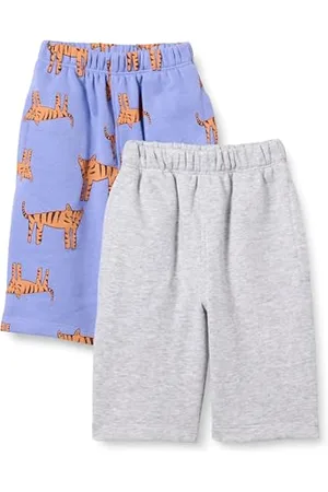 Amazon Pantalon en Coton French Terry Mixte Enfante, Lot de 2, , 3 Ans