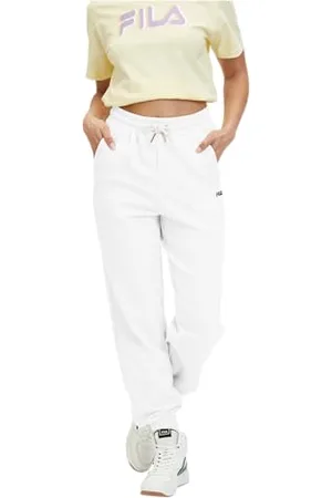 Fila Buetzow Pantalon de Jogging, Blanc éclatant, XL Femme