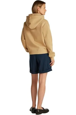 Tommy Hilfiger Sweat à Capuche Femme avec Logo, Beige (Safari Canvas), XL