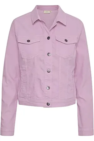Kaffe Women Casual jacket Long sleeve Regular fit KAzelina Denim Jacket
