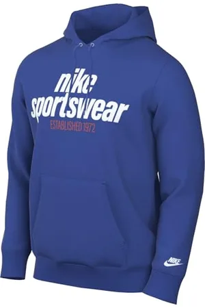 Nike Club HJ2159-480 Sweat à Capuche en Polaire pour Homme, Game Royal/Game Royal/Blanc, XL