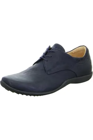 Think! Homme Stone Nachhaltige Wechselfußbett Chaussures Basses à Lacets, Bleu Marine (8030), 46.5 EU