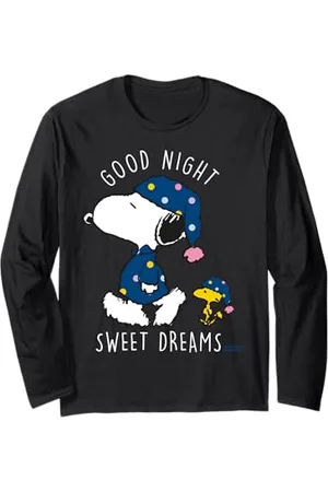 Peanuts Snoopy Bonne nuit, fais de beaux rêves Manche Longue