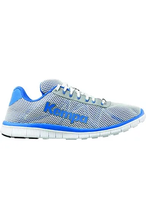 Kempa Mixte K-Float Chaussures de Handball, Gris (Gris Argent/Bleu Roi), 37 EU