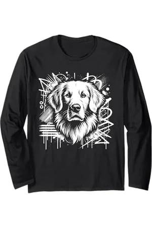 MyAnimal - Your Favourite Animal Wear Golden Retriever Tête Graffiti Street Art Manche Longue