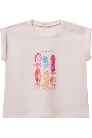 Benetton T- Shirt 3i1xa106a, , 12 Mois Bébé Fille