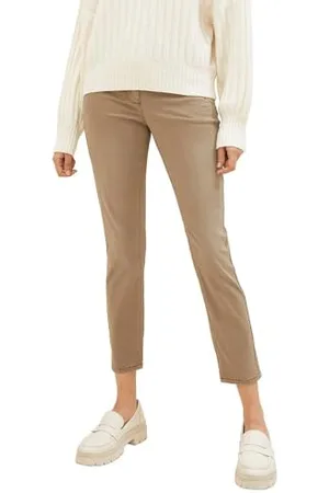 TOM TAILOR 1040963 Pantalon fuselé, 28722-Dark Sepia, 42W x 28L Femme