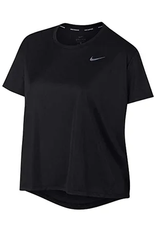 Nike W NK Dry Miler Top SS Plus T-Shirt Femme, , FR : 4XL (Taille Fabricant : 2X)