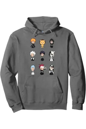 Bleach Grille de Caractères Chibi Sweat à Capuche