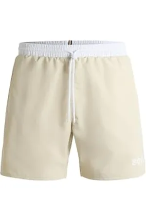HUGO BOSS Hommes Starfish Short de Bain en Tissu à séchage Rapide avec détails Contrastants