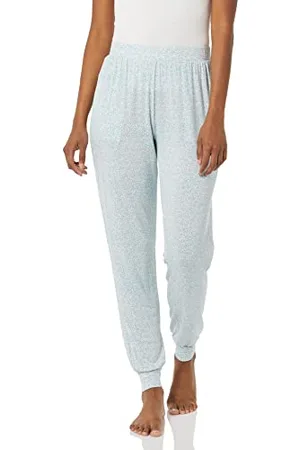 Amazon Pyjama de Nuit Léger en Jersey Tricoté avec Poches Femme, , XXL