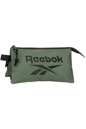 Reebok Darwin Trousse Triple Verte 22 x 12 x 5 cm Polyester by Joumma Bags, , Talla única, Trousse Triple