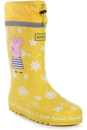 Regatta Peppa Pig Caoutchouc Splash Welly avec Cordon de Serrage Réglable