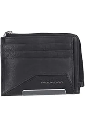 Piquadro Zipper Coin Pouch with Document Holder, Credit, , , Taglia Unica