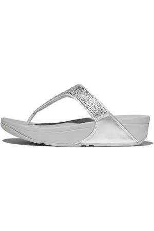 FitFlop Femme Lulu Crystal-Mix Toe-Post Sandals, , 41 EU