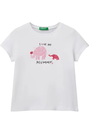 Benetton T- Shirt 3i1xg10jj, , 2 Ans Fille