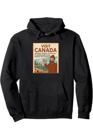 CANADIAN Visitez le Canada Nous ne vous jetterons pas dans un goulag Sweat à Capuche