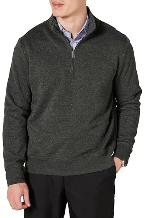 Amazon Veste en Molleton Polaire Zippée 1/4 Homme, , L