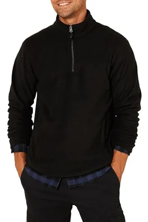 Amazon Veste en Molleton Polaire Zippée 1/4 Homme, , L