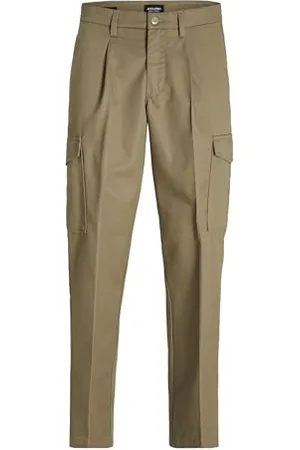 JACK & JONES Jpstbill Jjclean Tapered Cargo Pantalon, Sable, 30W x 32L Homme