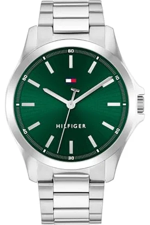 Tommy Hilfiger Montre à Mouvement à Quartz Trois Aiguilles pour Homme - Disponible avec Bracelet en Acier Inoxydable ou en Cuir