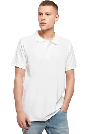 Build Your Brand Polo Piqué Shirt Homme, Blanc, L