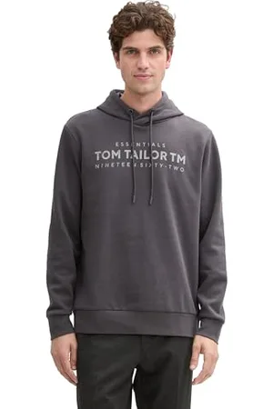 TOM TAILOR 1045643 Maillot de survêtement, 10899-Tarmac Grey, M Homme