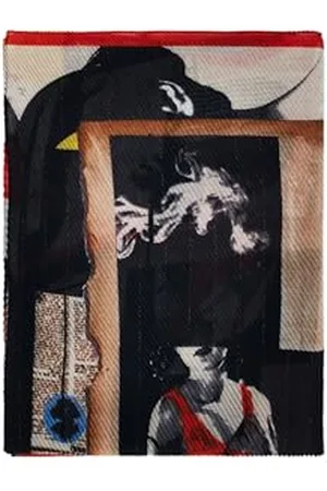 Desigual Fou_Newspaper_lacro Fashion Scarf, , Taille Unique Femme