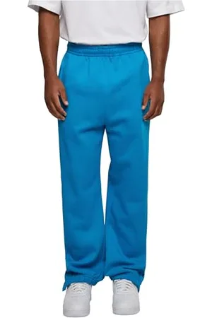 Urban classics Sweatpants, Pantalon De Sport coupe large Homme, Bleu , XS