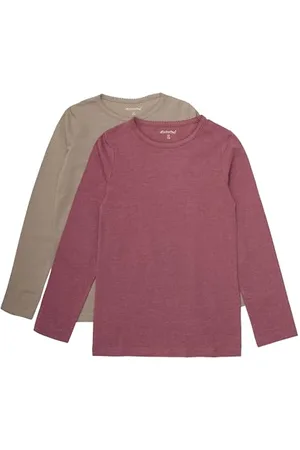Minymo Basic 35-T-Shirt Ls (2-Pack), , 116 Fille