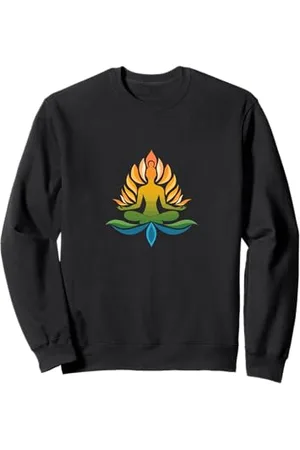 Tshirt Shirt T-Shirt Pullover Hoodie Sweater Style #snirt Yoga T-shirt à capuche Motif méditation Pilates Housse Sweatshirt