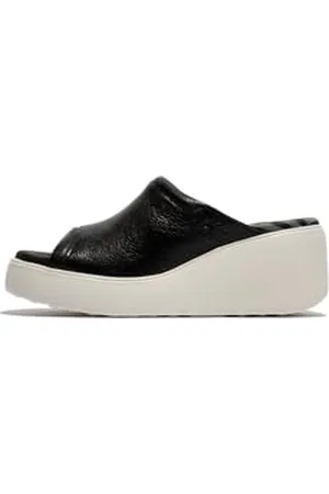 Fly London Femme DOLI042FLY Sandal, Black, 41 EU
